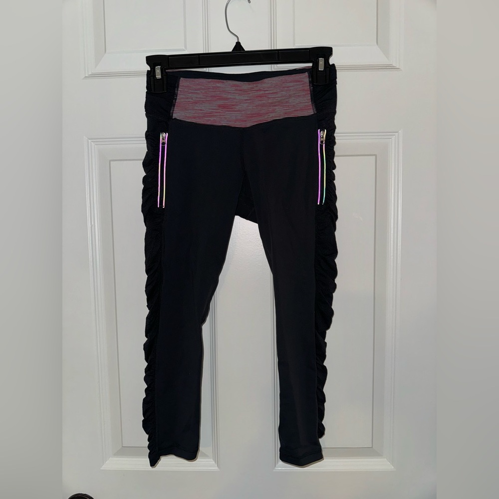 Lululemon Ruched Capri Leggings
